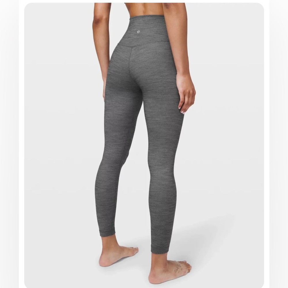 Lululemon Wunder Under Leggings Heather Gray